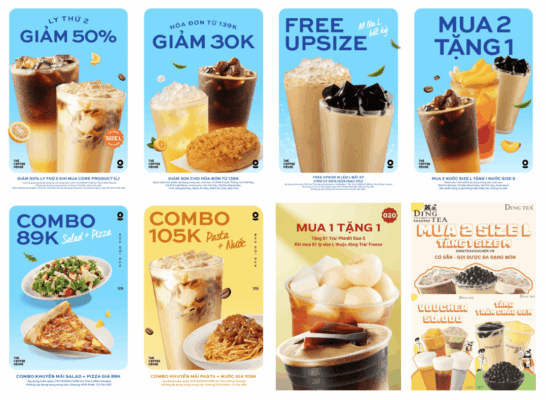 the coffee house voucher giảm giá