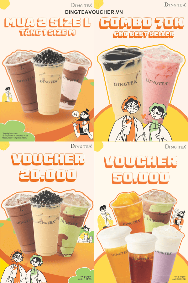 mã giảm giá ding tea